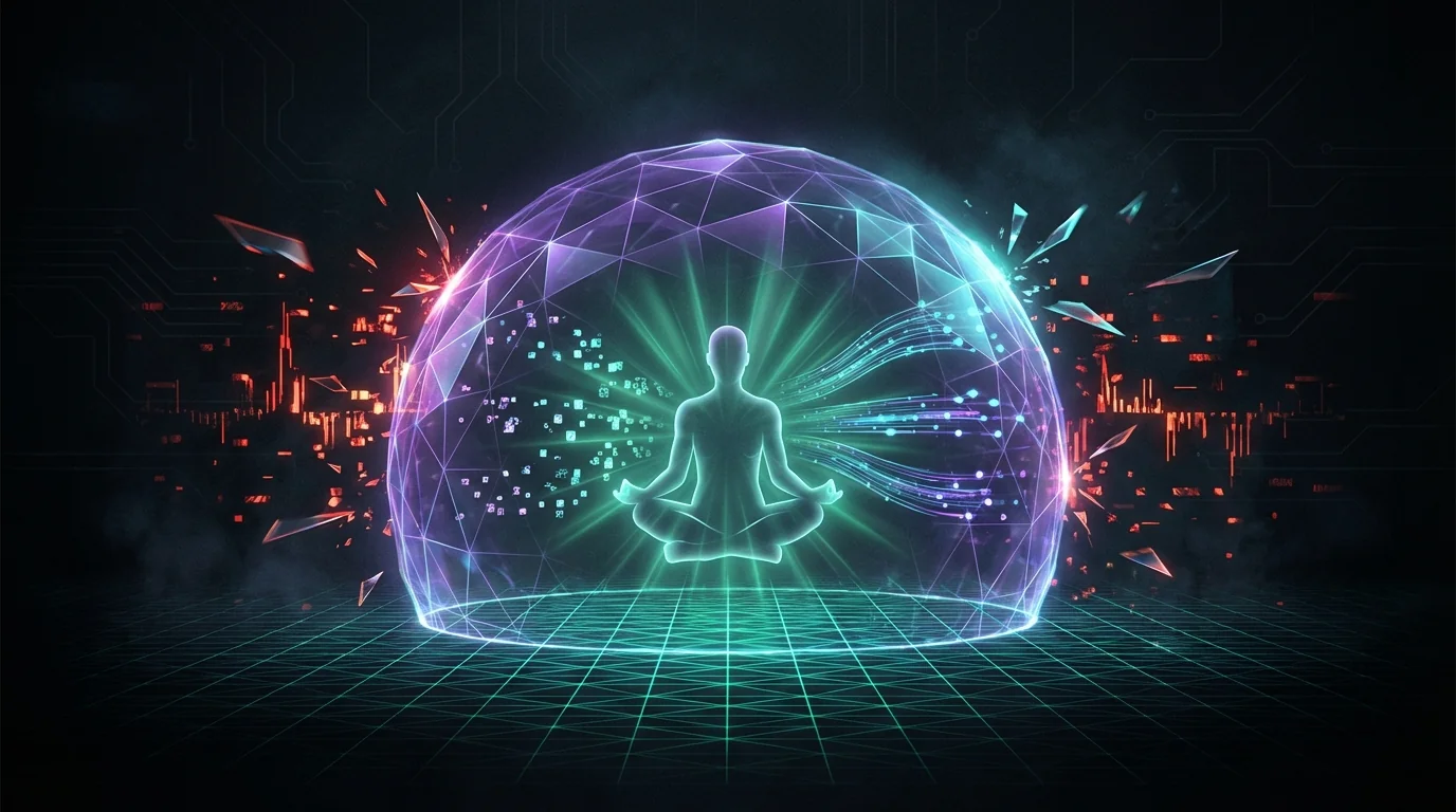 Illustration depicting symptoms of email anxiety, like stress, nervousness, and overwhelming feelings.