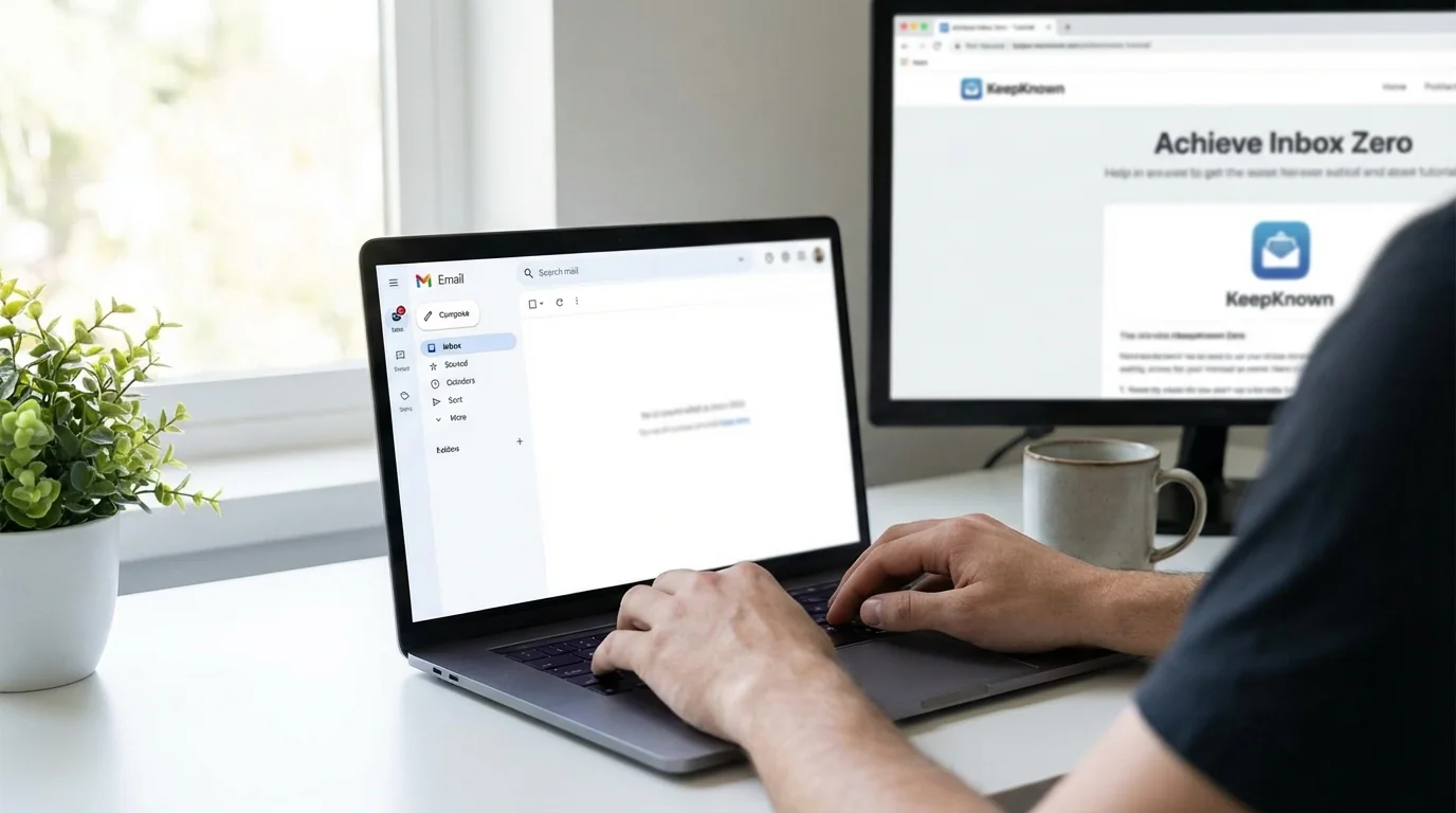 Email management tips for achieving Inbox Zero in Gmail with KeepKnown automation features.